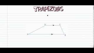 Trapezoids NonIsosceles [upl. by Malony]