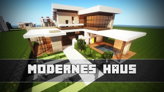 Kleines MODERNES HAUS  Minecraft Tutorial [upl. by Sew]