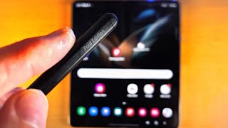 How To Use S Pen on Samsung Galaxy Z Fold 4 S Pen Fold Edition [upl. by Brantley]