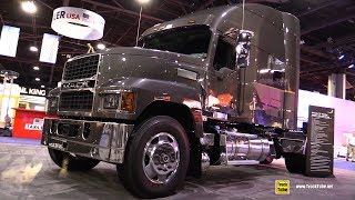 2018 Mack Pinnacle 64T 70inch Sleeper Truck  Walkaround  2017 NACV Show Atlanta [upl. by Romeo232]