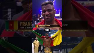 Francis Ngannou post fight interview😢 francisngannou ufc pfl sad trending trendingshorts [upl. by Zumwalt]