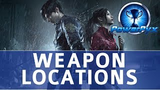 Resident Evil 2 Remake All Weapon Locations [upl. by Ydner667]