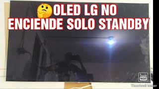 TELEVISIÓN OLED LG NO ENCIENDE SOLO STANDBY DIAGNÓSTICO MODELOLED55B7P [upl. by Vial381]