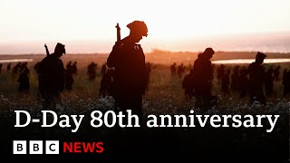 DDay World leaders and veterans mark 80th anniversary  BBC News [upl. by Lynn]