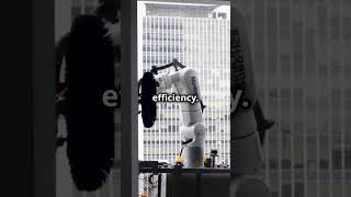 Robots Clean NYC Skyscraper Windows shorts [upl. by Keelby199]