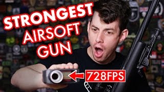 728 FPS  Strongest Airsoft Sniper Rifle [upl. by Elleda]