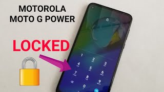 Motorola Moto G Power how to reset forgot password screen lock pin  pattern [upl. by Ragan280]