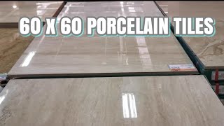 FLOOR TILES 60x60  PORCELAIN FLOOR TILES DESIGN AND PRICES  all home depot [upl. by Akcimahs]