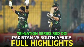 Full Highlights  Pakistan vs South Africa  3rd ODI  TriNation Series 2025  PCB  M3J1K [upl. by Keiko]