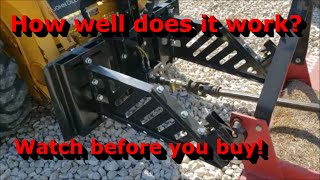 Titan Skid Steer to PTO 3 Point Adapter Review  Titan Attachments [upl. by Liagiba]