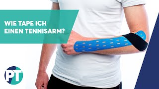 Tennisarm tapen  Medical Taping  PhysioTape [upl. by Pleasant]