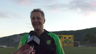 Reggae Boyz Head Coach Heimir Hallgrimsson Pleased With First Training Session With Domestic Squad [upl. by Asiulana575]