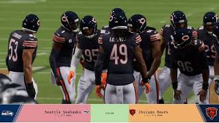 NFL LIVE🔴 Seattle Seahawks vs Chicago Bears Week 17 NFL Full  December 2024 Madden 25 PS5 [upl. by Norehs]