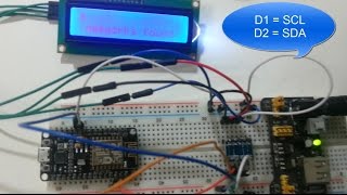 step by step  Nodemcu Esp8266 I2C lcd display [upl. by Darbie]