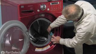 Washer Repair  Replacing the Door Lock Assembly LG Part  EBF49827801 [upl. by Haisi]