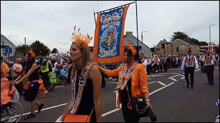 The big walk Larkhall full parade Scotland 08072023 [upl. by Norty]