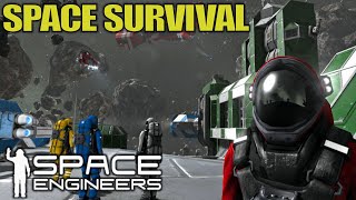 Space Survival Game Day 1  Space Engineers  Lets Play Gameplay  E01 [upl. by Coplin508]