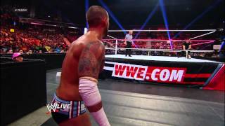 Mr McMahon vs CM Punk Raw Oct 8 2012 [upl. by Dahle]