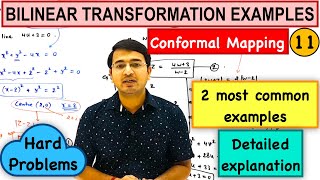 Bilinear Transformation examples Conformal Mapping lecture11 [upl. by Niuqauj458]