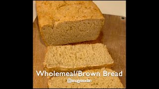 Wholemeal Bread  How to make Wheat Bread at Home  Brown Bread  5Ingredient Bread Recipe  Anugya [upl. by Evante]