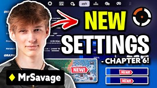 MrSavage NEW Settings Fortnite Chapter 6 Updated 2025 [upl. by Waldemar522]