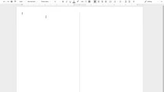 Split the page on Google Docs [upl. by Demetria319]