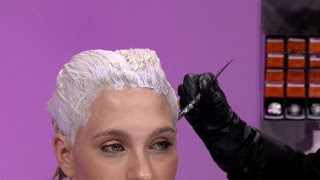 Blonding Application How to Lighten Virgin Hair by Kadus Professional [upl. by Powder268]