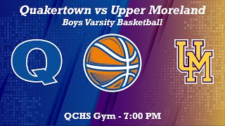 Boys Varsity Basketball  QCHS v Upper Moreland [upl. by Burk]