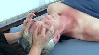 Eyebrow Massage  Fusion Massage Techniques for Tension Headache [upl. by Bekelja322]