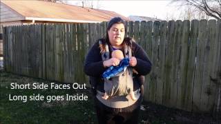 Using a Baby Carrier Bib  Lillebaby Beco Gemini Ergo 360  Babywearing Drool Protector [upl. by Ylera]