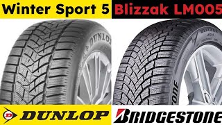 Dunlop Winter Sport 5 vs Bridgestone Blizzak LM005 [upl. by Doughman]