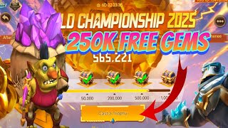 LORDSMOBILE FREE GEMS WORLD CHAMPIONSHIP 2024 REWARD [upl. by Dewey415]