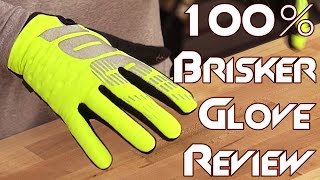 100 Brisker Gloves Review from Sportbiketrackgearcom [upl. by Attenej]