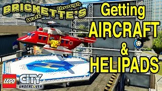 Helipads amp Aircraft in “LEGO City Undercover”  Finding and Buying Aircraft and Helipads 100 guides [upl. by Atiseret]