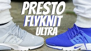 Nike Air Presto Flyknit Ultra w On Foot Review [upl. by Atinad722]