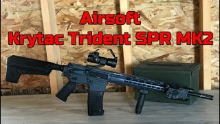 Airsoft Krytac Trident SPR MK2 Review  Best stock AEG [upl. by Mazurek]