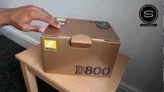 Nikon D800 UK  Unboxing [upl. by Harday]