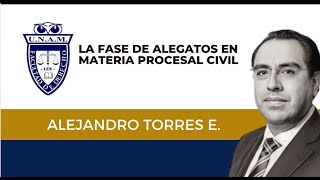 La fase de alegatos en materia civil Fase conclusiva [upl. by Etnom31]