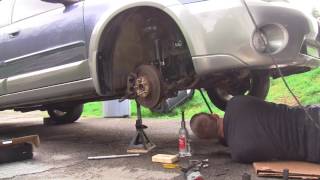 Subaru Outback Front CV Axle Replacement [upl. by Derag267]