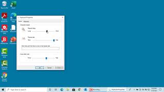 How to Change Keyboard Repeat Delay and Rate in Windows 10 [upl. by Nnarefinnej]