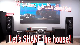 SVS Ultra Speakers  Arendal Sound 1723 1V Subwoofer Movie Demo [upl. by Jillene105]