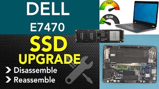 Dell Latitude E7470 SSD Upgrade Step By Step Guide [upl. by Naresh]