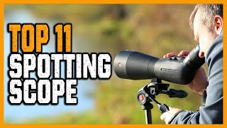 Best Spotting Scope 2023  Top 11 Spotting Scopes For Hunting Birding Shooting amp More [upl. by Olinde]