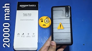 best power bank 20000mah  amazon basics 20000mah 225w Unboxing [upl. by Esereht561]