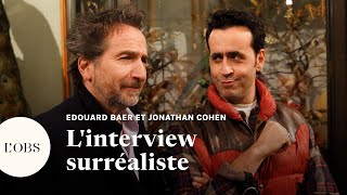 quotDaaaaaalíquot de Quentin Dupieux  Edouard Baer et Jonathan Cohen linterview surréaliste [upl. by Nnyliak503]