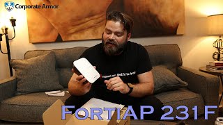 FortiAP 231F Unboxing [upl. by Coheman]