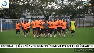 ÉLIMINATOIRE MONDIAL 2026  CIV  GABON  1ÈRE SÉANCE DENTRAÎNEMENT DES ÉLÉPHANTS [upl. by Elton]