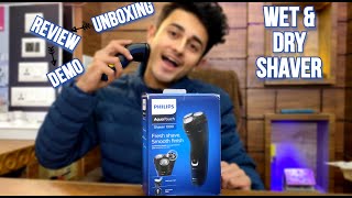 Philips S1121 Wet amp Dry Shaver Review and Demo  Electrical Unboxing [upl. by Ardnoek]