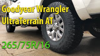 Goodyear Wrangler Ultraterrain AT Tire Review [upl. by Eenattirb]