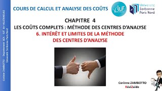 46 Intérêt et limites de la méthode des coûts complets [upl. by Inobe]